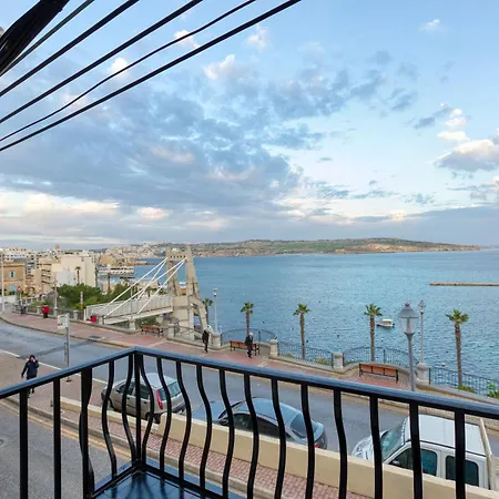 דירה Spb26 - Seafront House In Bugibba סיינט פול ביי